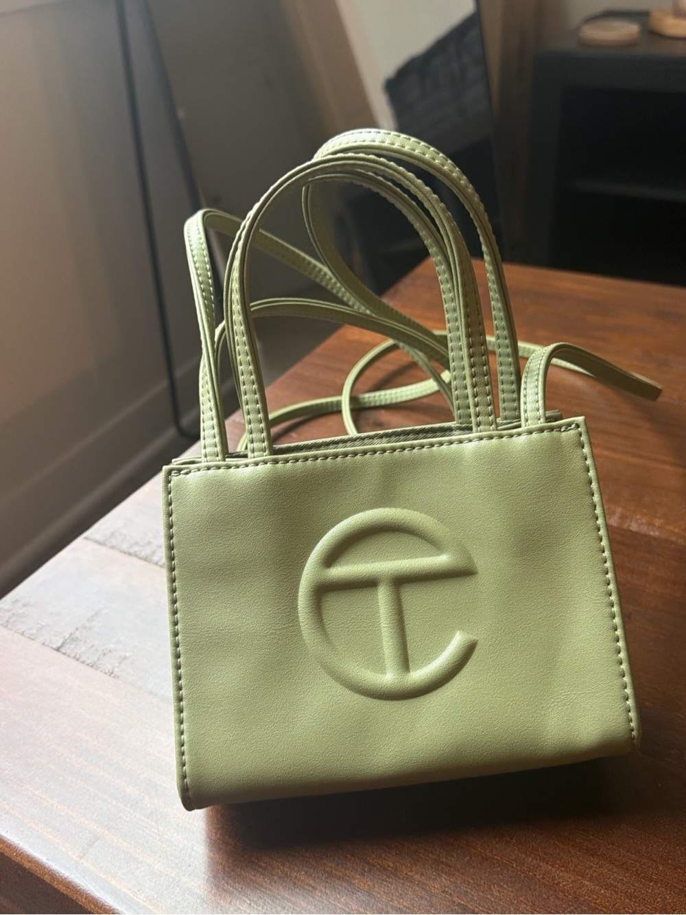 Telfar Mini Tote in Light Green